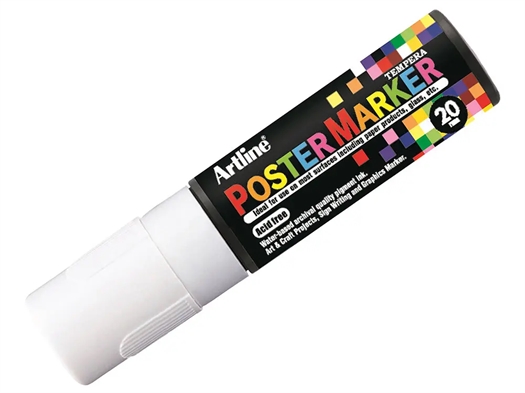 Artline Tempera Poster Marker EPP-20 WHITE