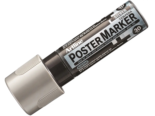 Artline Tempera Poster Marker 30 EPP-30 SILVER