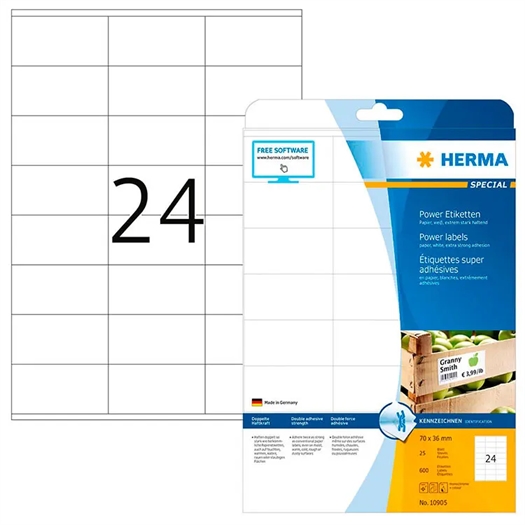 Herma 10905 Power Etiket 10905