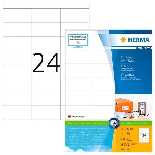 Herma 4263 Premium Etiket 4263