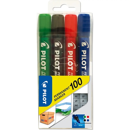 Pilot 100 Marker SCA-100-SET4